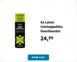 Plein.nl LEnor unstoppables geurbooster aanbieding