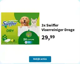 Plein.nl Swiffer Vloerreiniger Droge aanbieding
