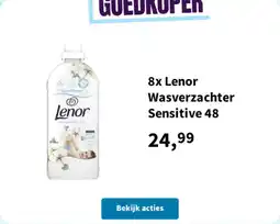 Plein.nl Lenor Wasverzachter Sensitive 48 aanbieding