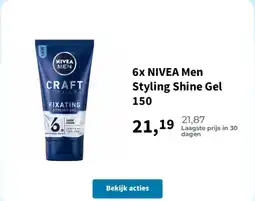 Plein.nl NIVEA Men Styling Shine Gel aanbieding