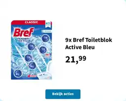 Plein.nl Bref Toiletblok Active Bleu aanbieding