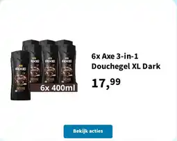 Plein.nl Axe 3-in-1 Douchegel XL Dark aanbieding