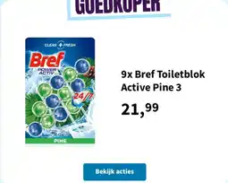 Plein.nl Bref Toiletblok Active Pine 3 aanbieding