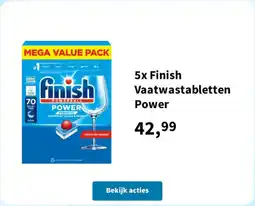 Plein.nl Finish Vaatwastabletten Power aanbieding