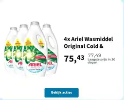 Plein.nl Ariel Wasmiddel Original Cold & aanbieding