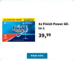 Plein.nl Finish Power All- in-1 aanbieding