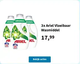Plein.nl Ariel Vloeibaar Wasmiddel aanbieding