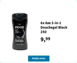 Plein.nl Axe 3-in-1 Douchegel Black 250 aanbieding