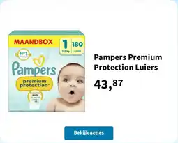 Plein.nl Pampers premium protection luiers aanbieding