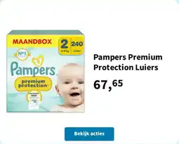 Plein.nl Pampers premium protection luiers aanbieding