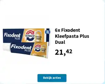 Fixodent Kleefpasta Plus Dual