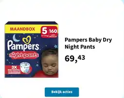 Plein.nl Pampers Baby Dry Night Pants aanbieding