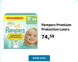 Plein.nl Pampers premium protection luiers aanbieding