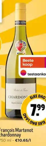 Jumbo François martenot chardonnay aanbieding