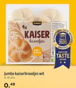 Jumbo Jumbo kaiserbroodjes wit aanbieding