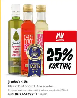 Jumbo Jumbo's oliën aanbieding