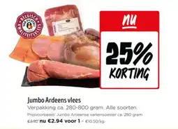 Jumbo Jumbo Ardeens vlees aanbieding