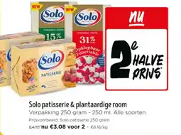 Jumbo Solo patisserie & plantaardige room aanbieding