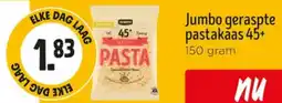 Jumbo Jumbo geraspte pastakaas 45+ aanbieding