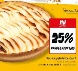 Jumbo Verse appelschijfjestaart aanbieding