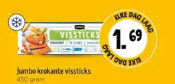 Jumbo Jumbo krokante vissticks aanbieding