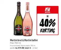 Jumbo Martini brut & martini bellini aanbieding