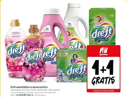Jumbo Dreft wasmiddelen en wasverzachters aanbieding