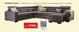 Woonsquare Hoekbank Island aanbieding