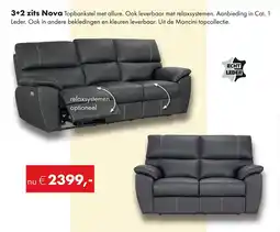Woonsquare 3+2 zits Nova aanbieding