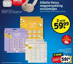 Kruidvat Gillette venus megaverpakking navulmesjes aanbieding