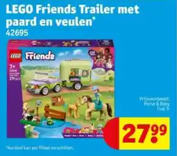 Kruidvat LEGO Friends Trailer met paard en veulen aanbieding
