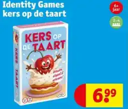 Kruidvat Identity games kers op de taart aanbieding