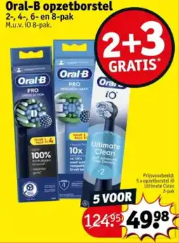 Kruidvat Oral-B opzetborstel aanbieding