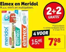 Kruidvat Elmex en Meridol aanbieding