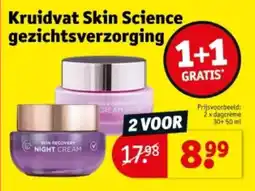 Kruidvat Kruidvat skin science gezichtsverzorging aanbieding