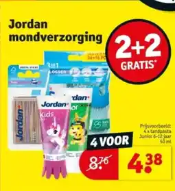 Kruidvat Jordan mondverzorging aanbieding