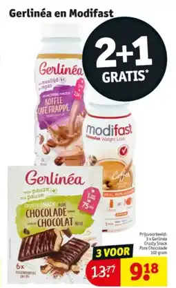 Kruidvat Gerlinéa en Modifast aanbieding