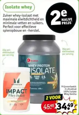 Kruidvat Isolate whey aanbieding