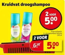 Kruidvat Kruidvat droogshampoo aanbieding