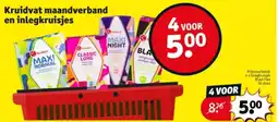 Kruidvat Kruidvat maandverband en inlegkruisjes aanbieding