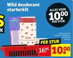 Kruidvat Wild deodorant starterkit aanbieding