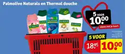 Kruidvat Palmolive naturals en thermal douche aanbieding