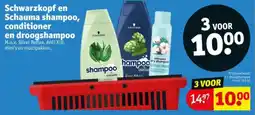 Kruidvat Schwarzkopf en schauma shampoo, conditioner en droogshampoo aanbieding