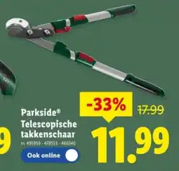 Lidl Telescopische takkenschaar aanbieding