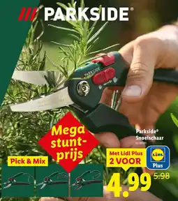 Lidl Snoeischaar aanbieding
