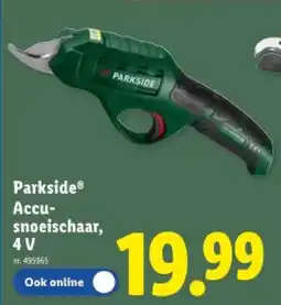 Lidl Accusnoeischaar, 4V aanbieding