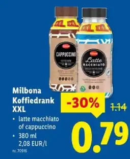 Lidl Koffiedrank XXL aanbieding