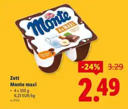 Lidl Monte maxi aanbieding