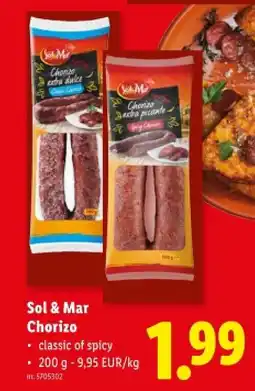 Lidl Chorizo aanbieding