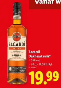 Lidl Oakheart rum aanbieding